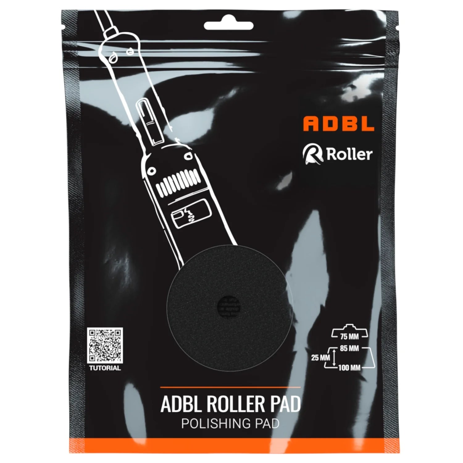 ADBL Roller Polierpad DA Finish 75mm