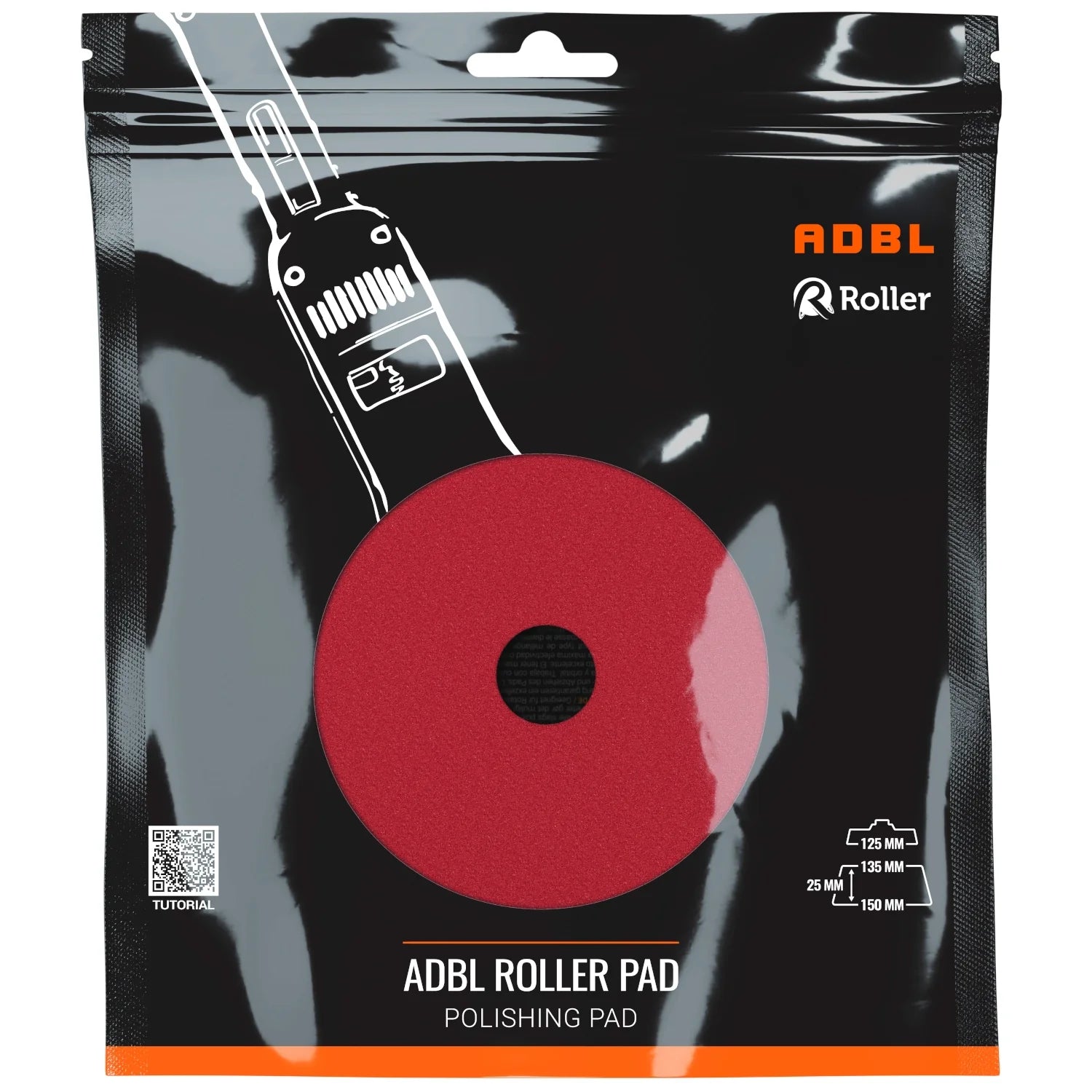 ADBL Roller Polierpad DA Soft Polish 125mm