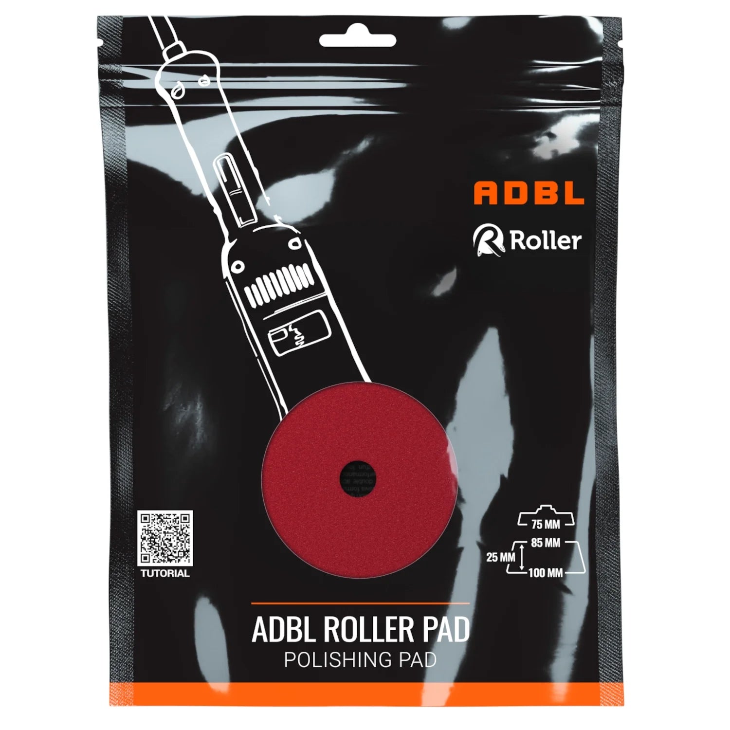 ADBL Roller Polierpad DA Soft Polish 75mm