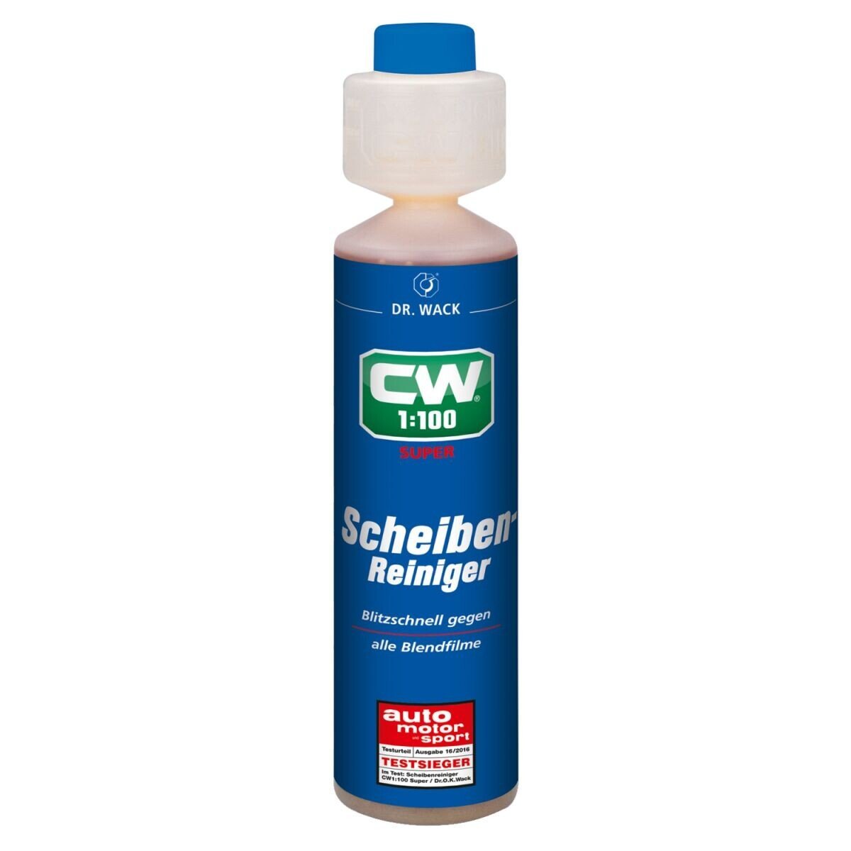 Dr. Wack CW1:100 Konzentrat Super Scheibenreiniger 250ml - Pitstopstore - Scheibenwaschanlage - 1