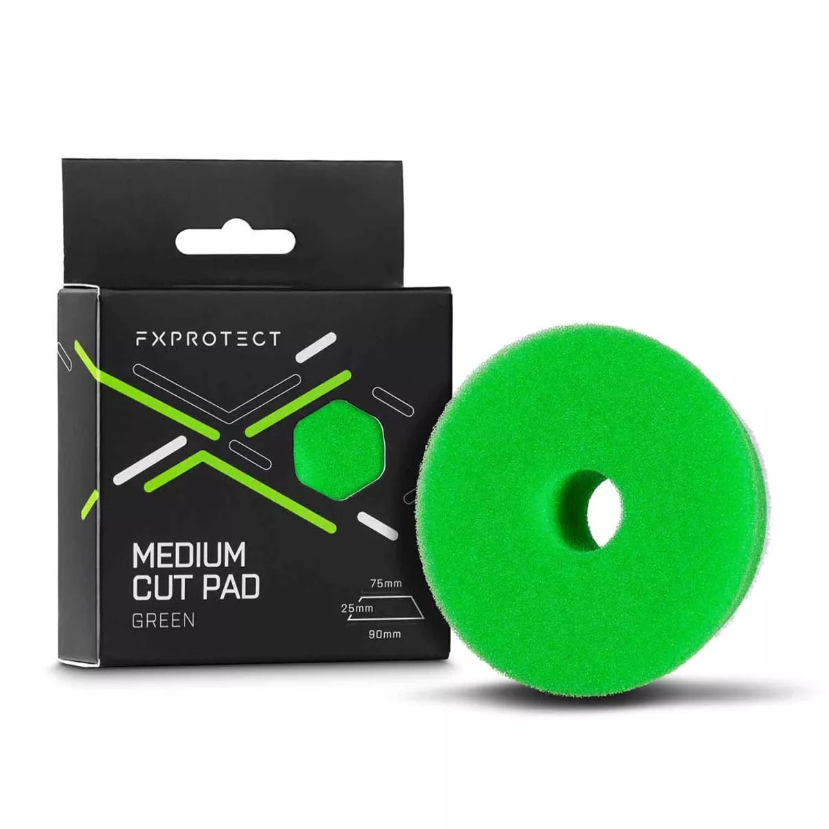 FX-Protect Medium Cut Pad - Green Medium 75mm