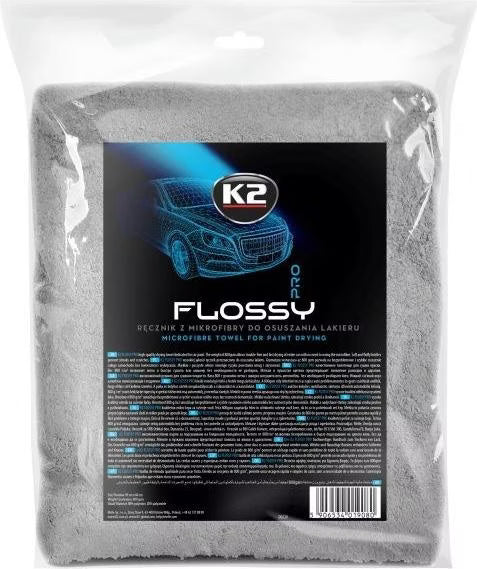 K2 Flossy Mikrofaser Trockentuch 800GSM 90x60cm