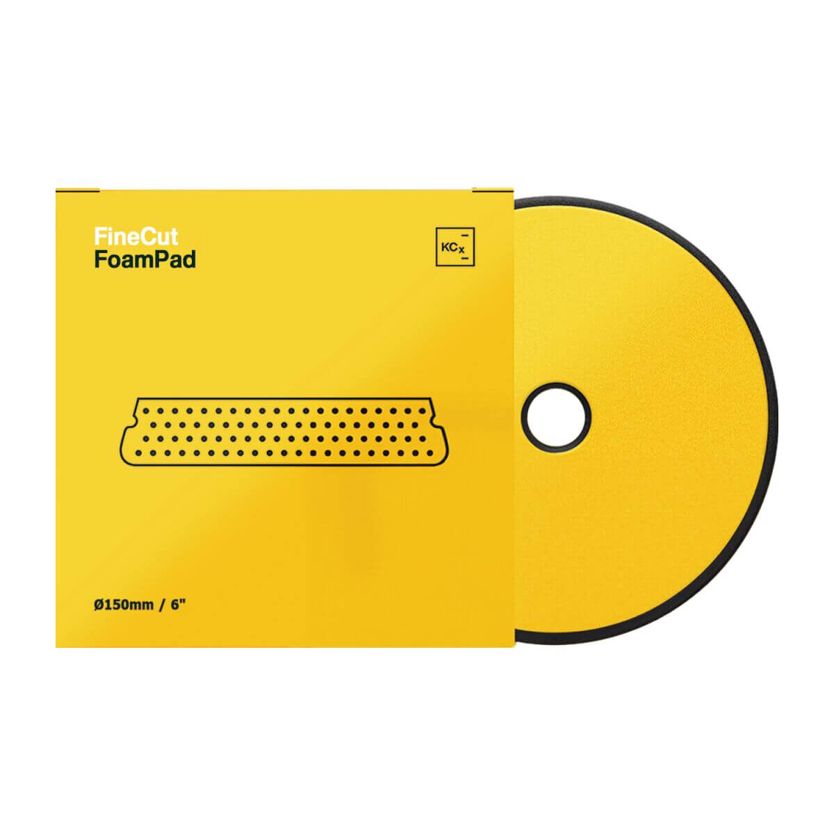 Koch Chemie Fine Cut Foam Pad Polierschwamm gelb ø150mm