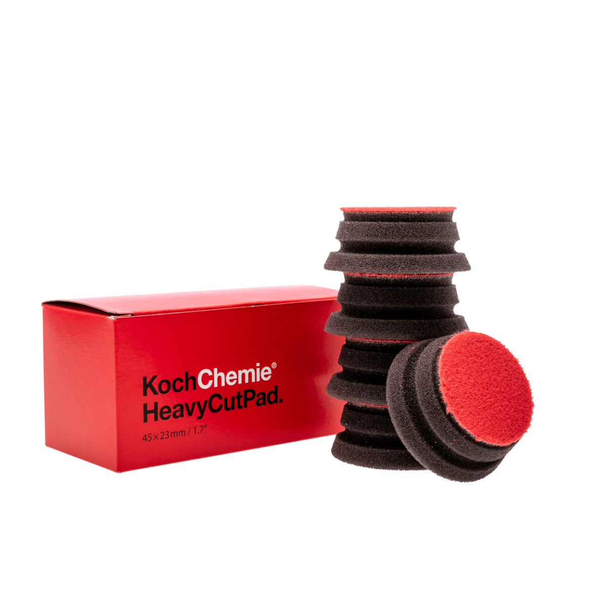Koch Chemie Heavy Cut Foam Pad Polierschwamm 5er Pack rot ø45mm - Pitstopstore - Polierpads - 1