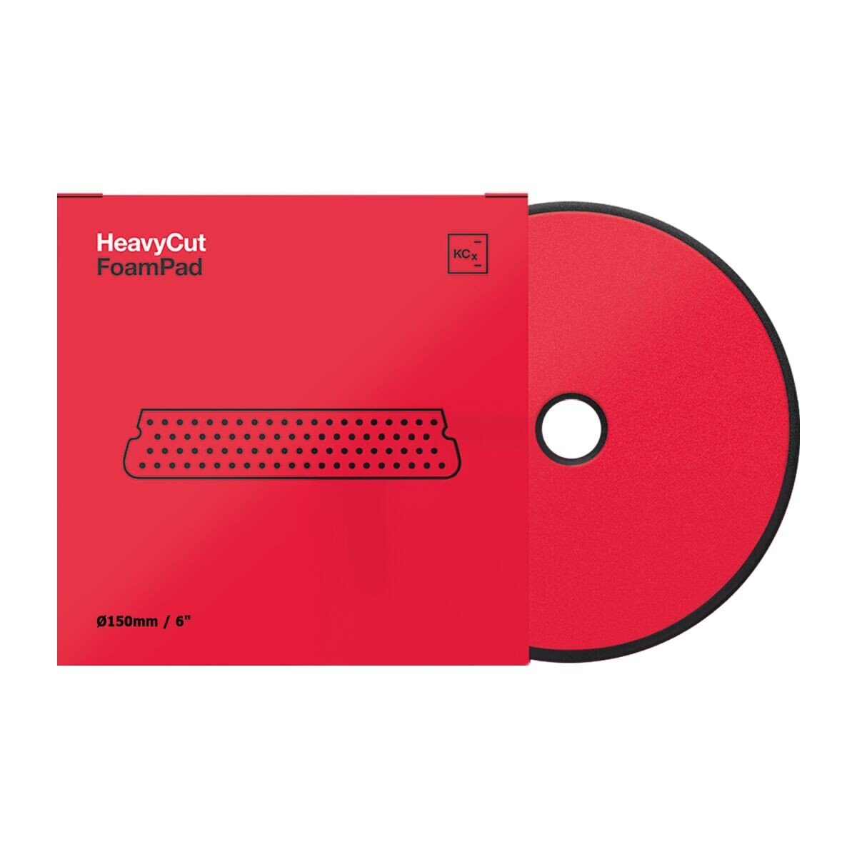 Koch Chemie Heavy Cut Foam Pad Polierschwamm rot ø150mm - Pitstopstore - Polierpads - 1