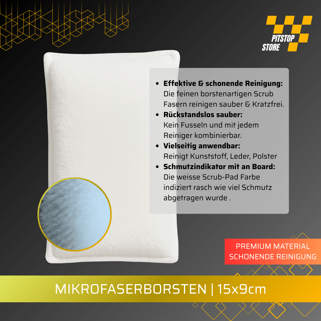 Pitstopstore Double Impact Innenraum Scrub Pad