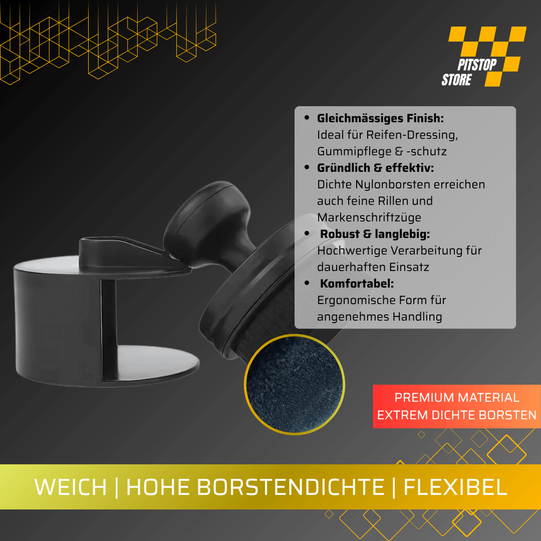 Pitstopstore Reifen-Dressing-Bürste