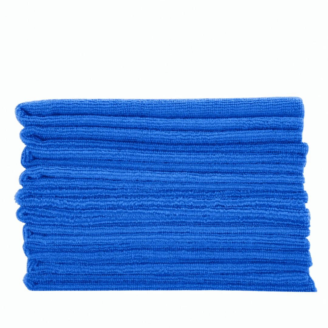 Pitstopstore Edgeless Allround Microfiber Towel 250GSM Dunkelblau 40×40cm 5Stk.