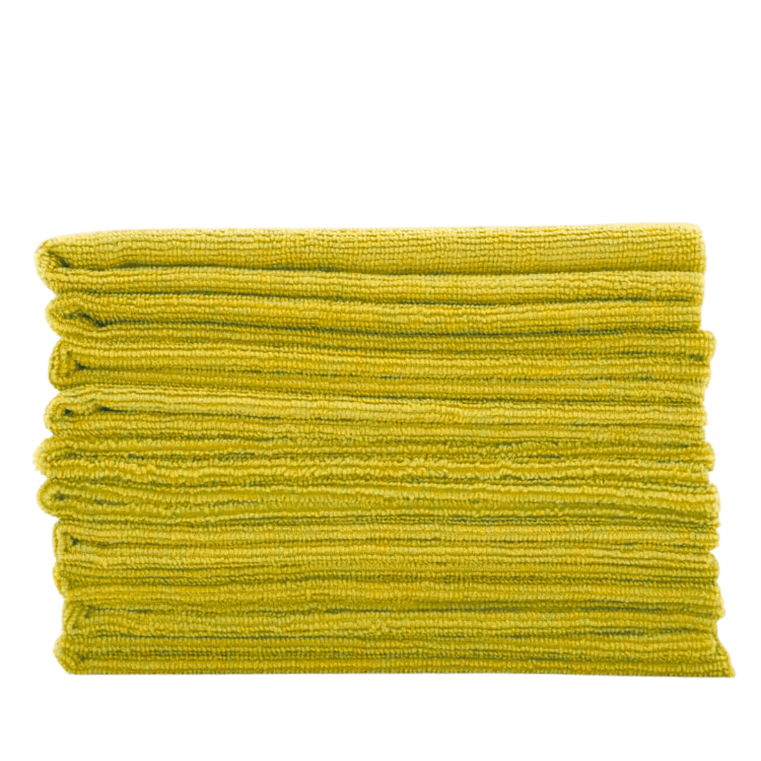 Pitstopstore Edgeless Allround Microfiber Towel 250GSM Gelb 40×40cm 5Stk.