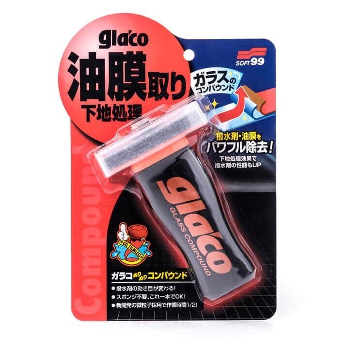 SOFT99 Glaco Compound Roll On Scheibenpolitur - Pitstopstore - Glasversiegelung - 4
