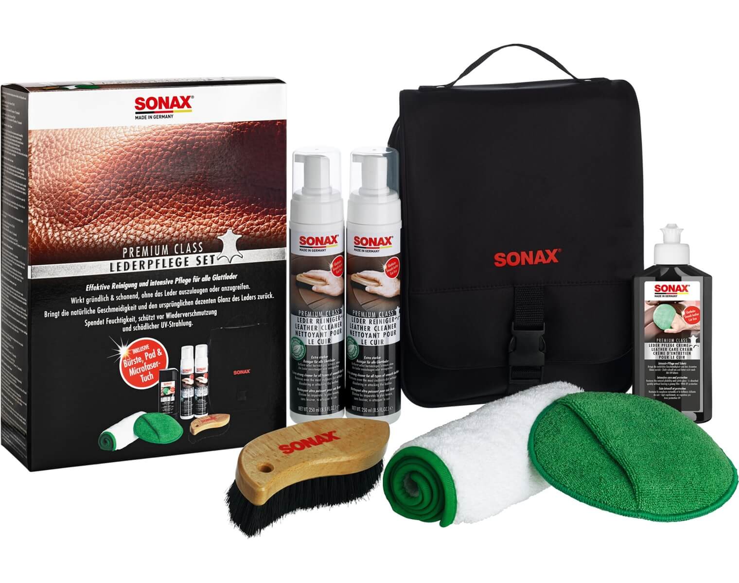 SONAX Premium Class Leder Pflege Set 750ml