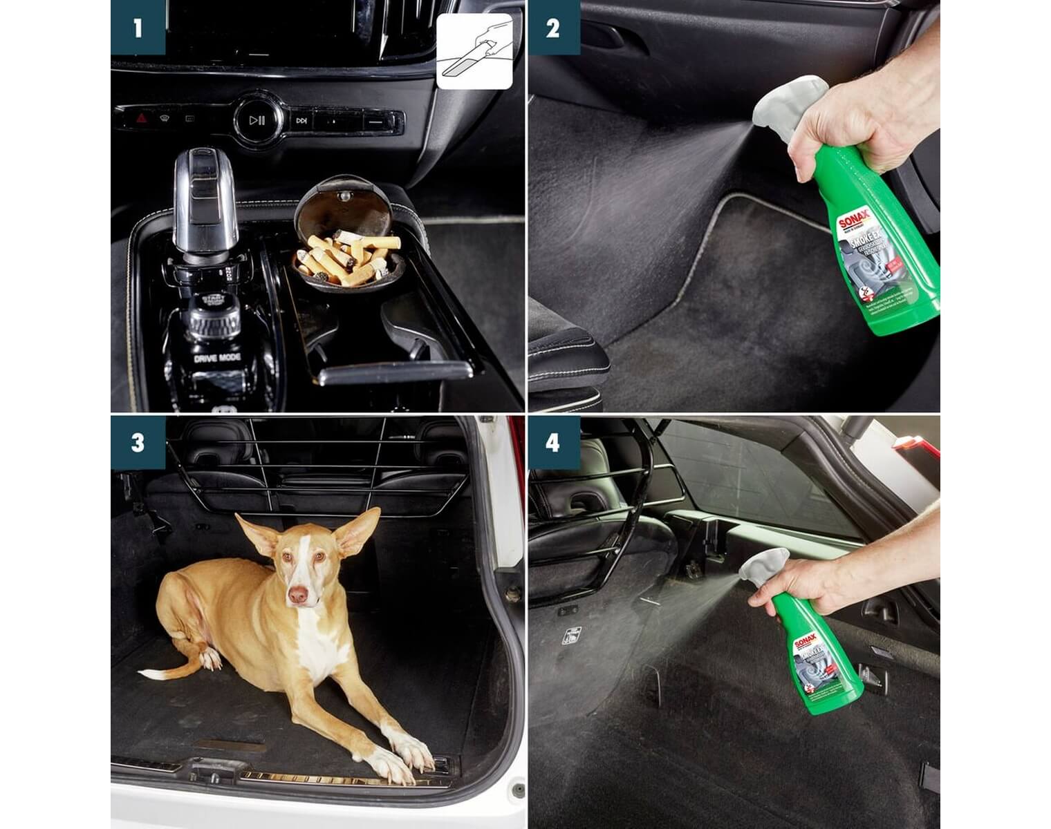 SONAX Smoke Ex Green Lemon Geruchsvernichter 500ml