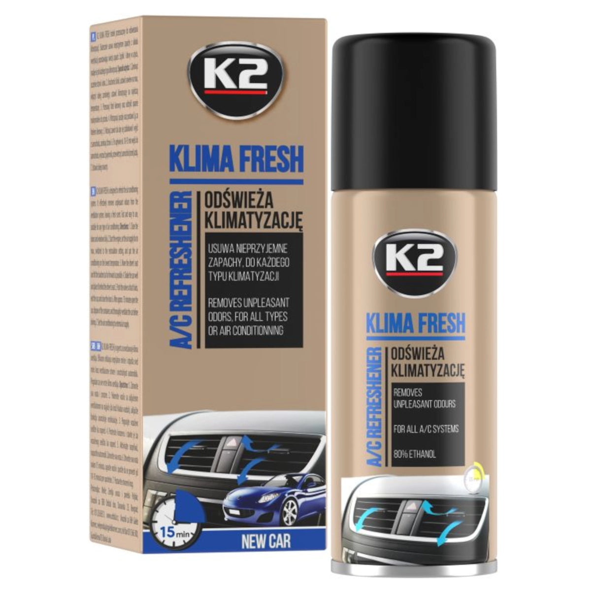 K2 Klima Fresh New Car Klimaanlagen-Erfrischer 150ml