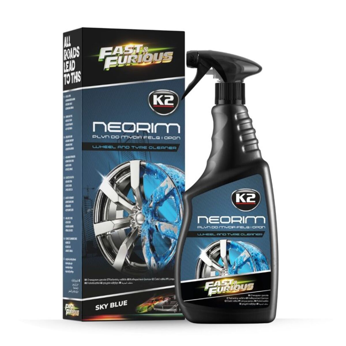 K2 Neorim Fast&Furious Felgen-Reifenreiniger 700ml