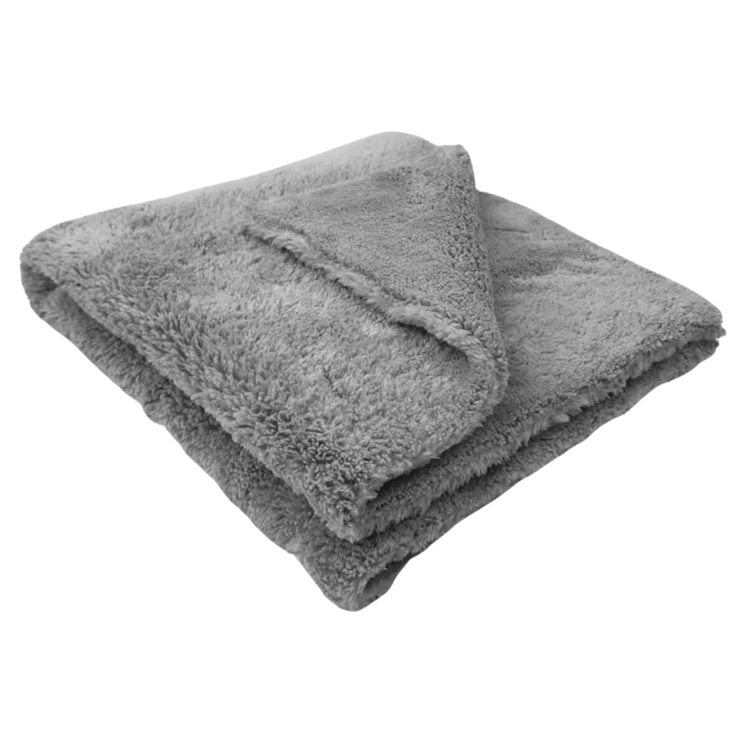 Pitstopstore Edgeless Super Soft Mikrofasertuch 500GSM Grau 40×40cm