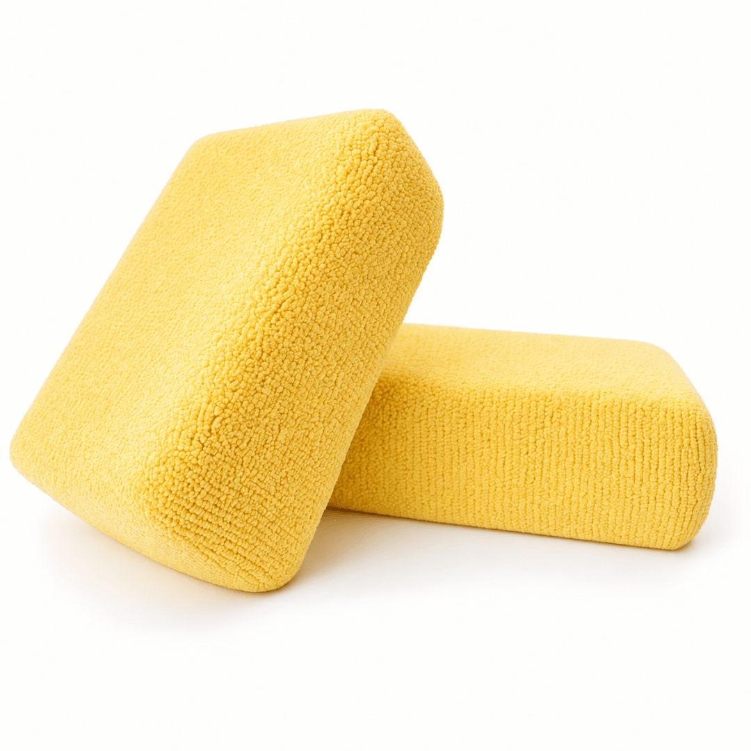 Pitstopstore Microfaser Versiegelungs Applikator Gelb 2Stk.